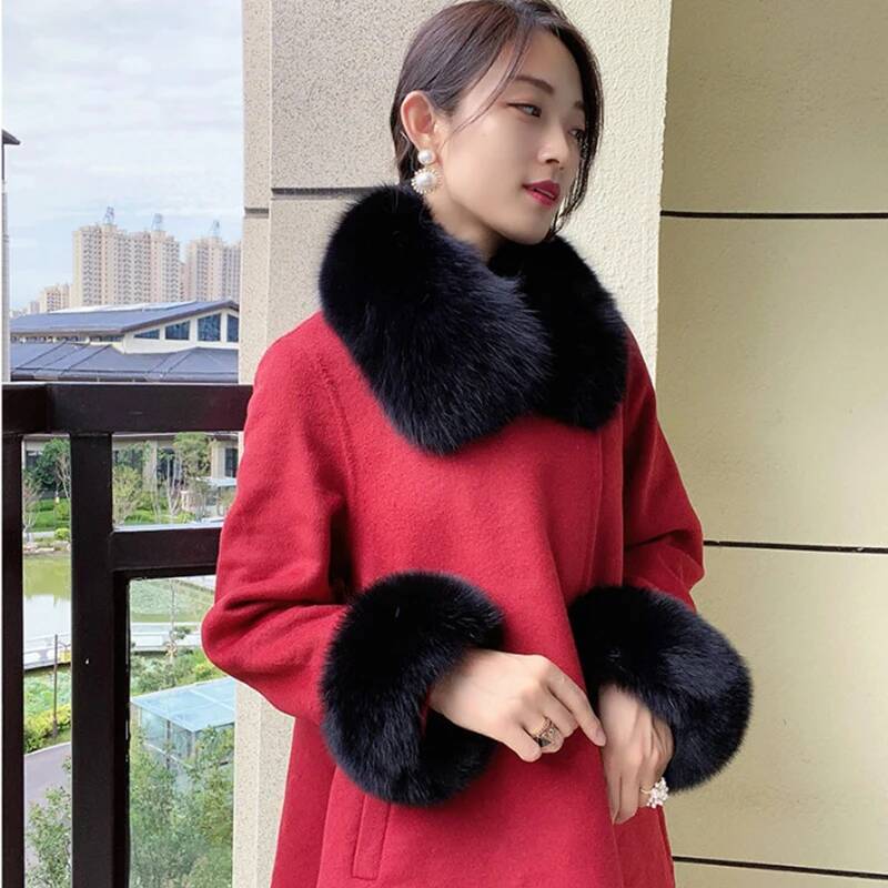 Winter Clothing Pk - 100% Real Fox Fur Collar Winter