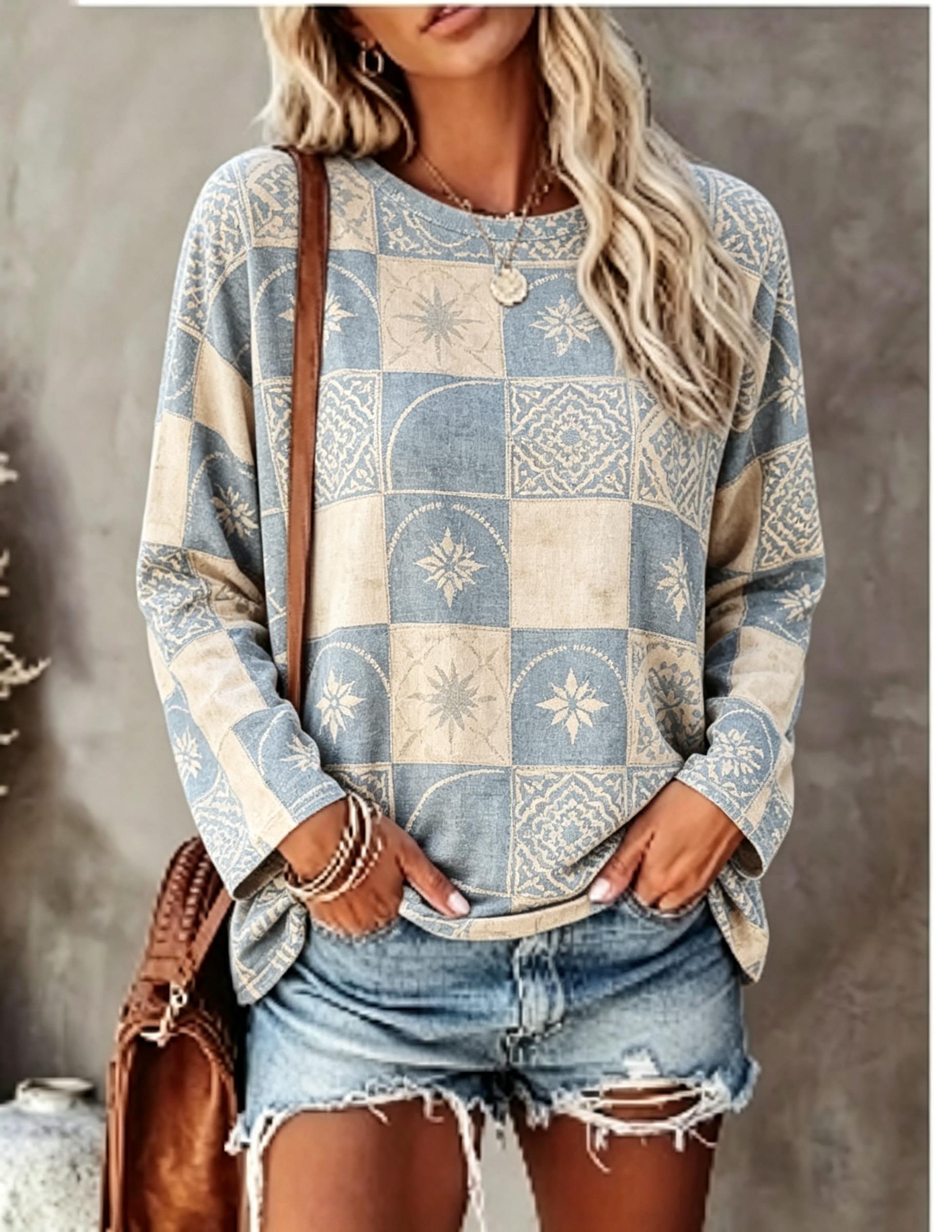 Women Long Sleeve T Shirt Gree - Winter Clothing For Women 评论和价格