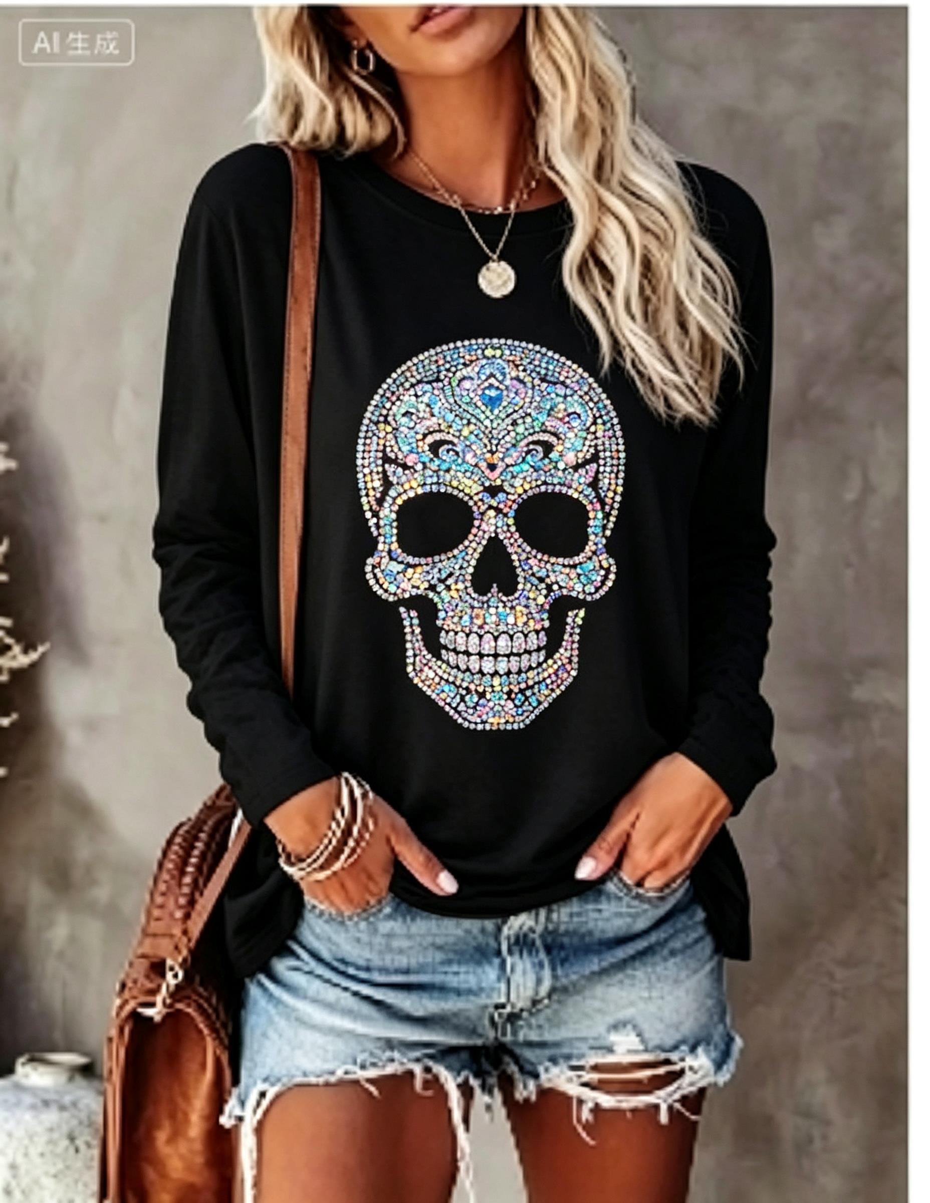 Women Long Sleeve T‑Shirt Simu - Winter Clothing For Women 评论和价格